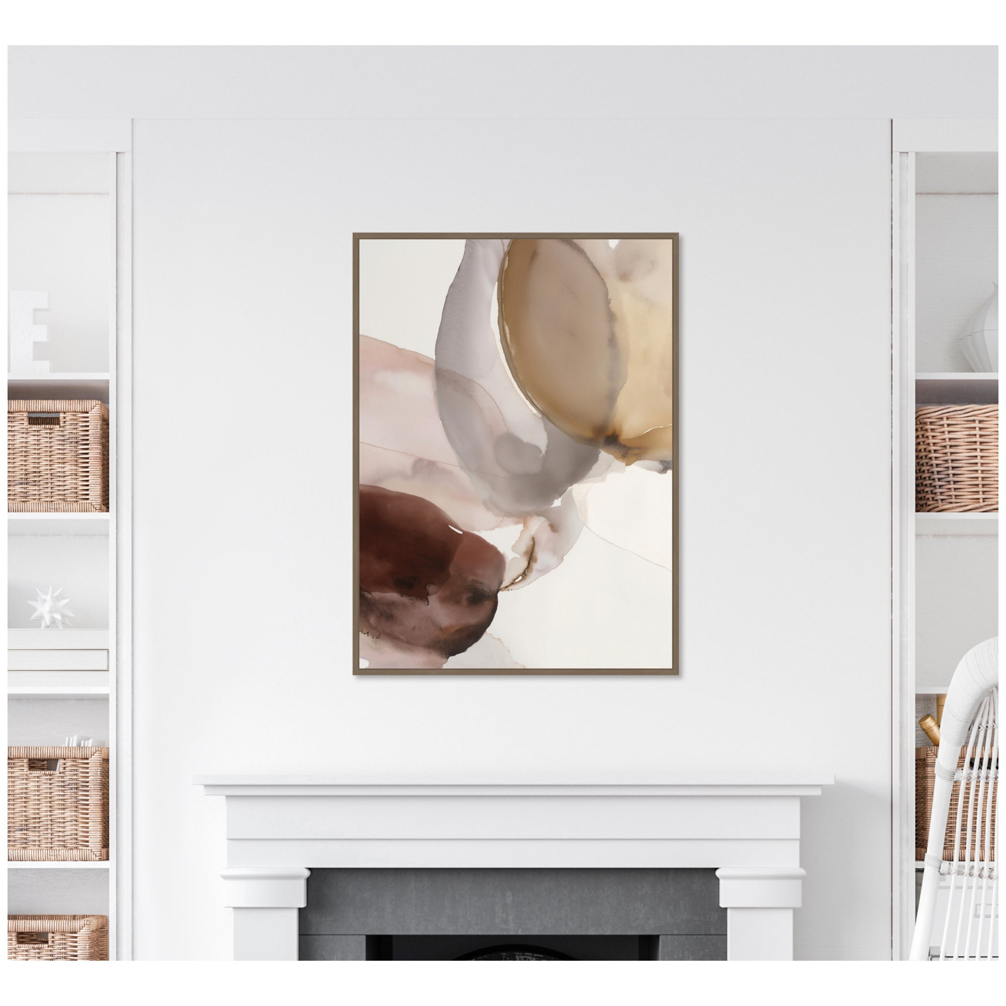Earth Bloom II by Amy Lighthall Framed Canvas Wall Art Print
