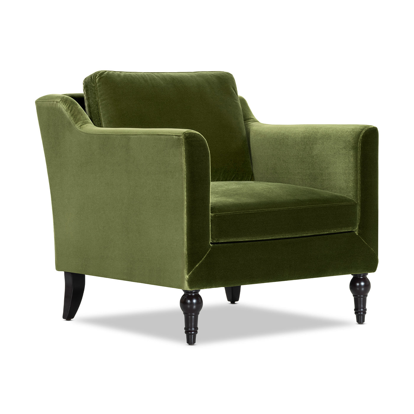 Josephine Upholstered Accent Chair — Olive