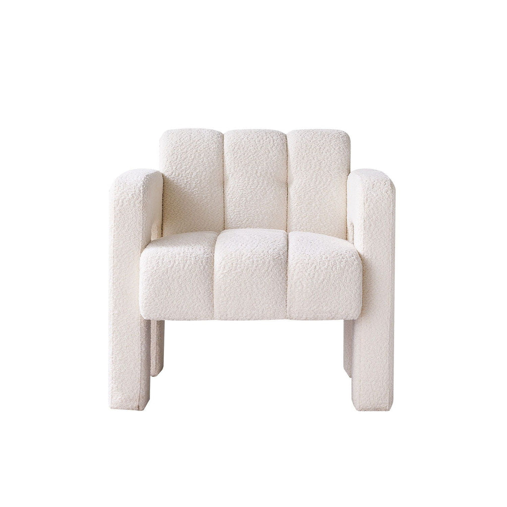 Bouclé Upholstered Accent Chair