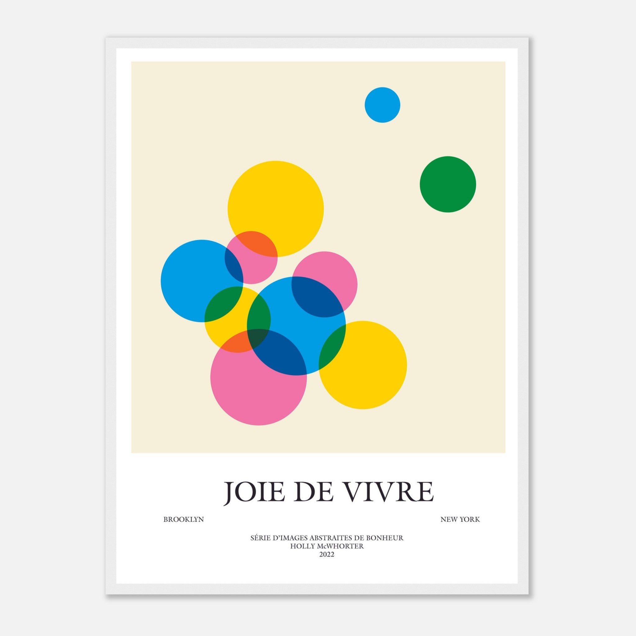 JOIE DE VIVRE Framed Art Print by Holly McWhorter
