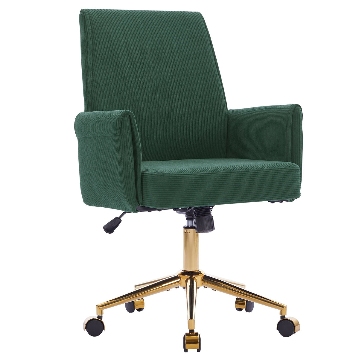 Ergonomic Mid-Back Office Chair — Gold Base