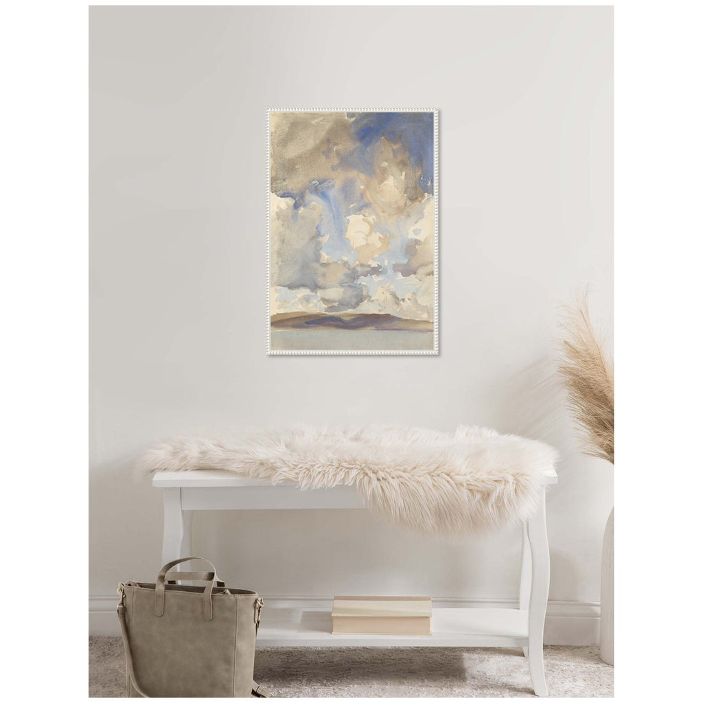 Clouds 1897 John Singer Sargent by Nostalgia Prints Framed Canvas Wall Art Print