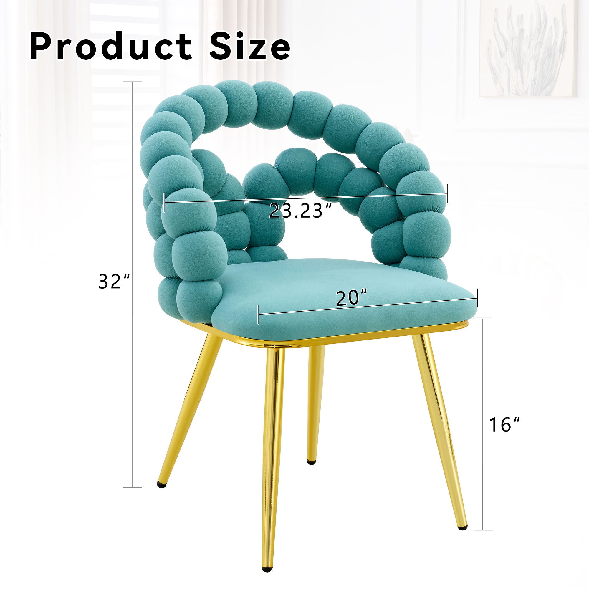 Puffy Bubble Dining Chairs — Set of 2