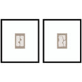 Organic Figures 01 & 02 2 Piece Framed Wall Art Print Set by Gabrielly Guedes
