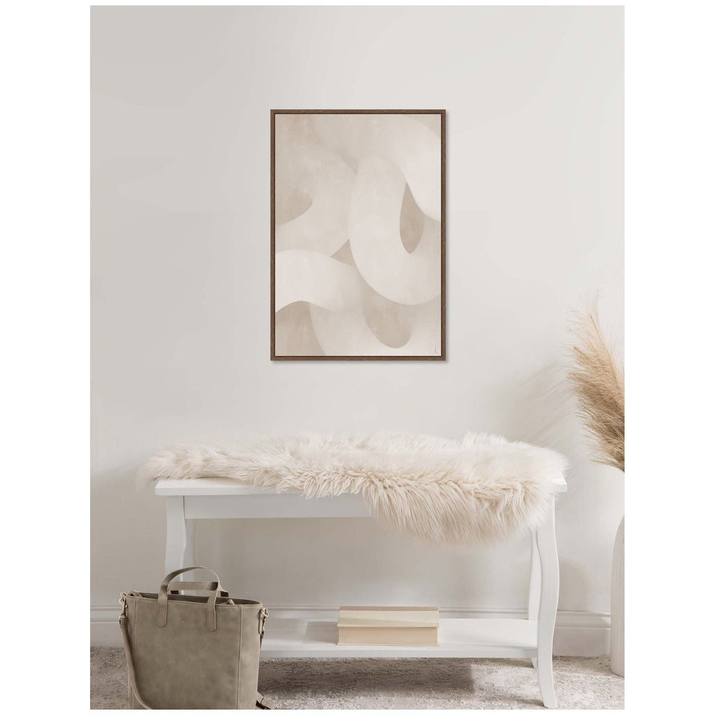 Organic Movement by Gabrielly Guedes Framed Canvas Wall Art Print