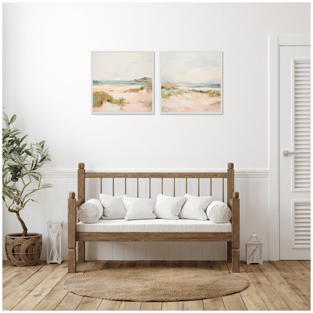 Tranquil Landscape Square 2 Piece Framed Canvas Wall Art Set by Amy Lighthall