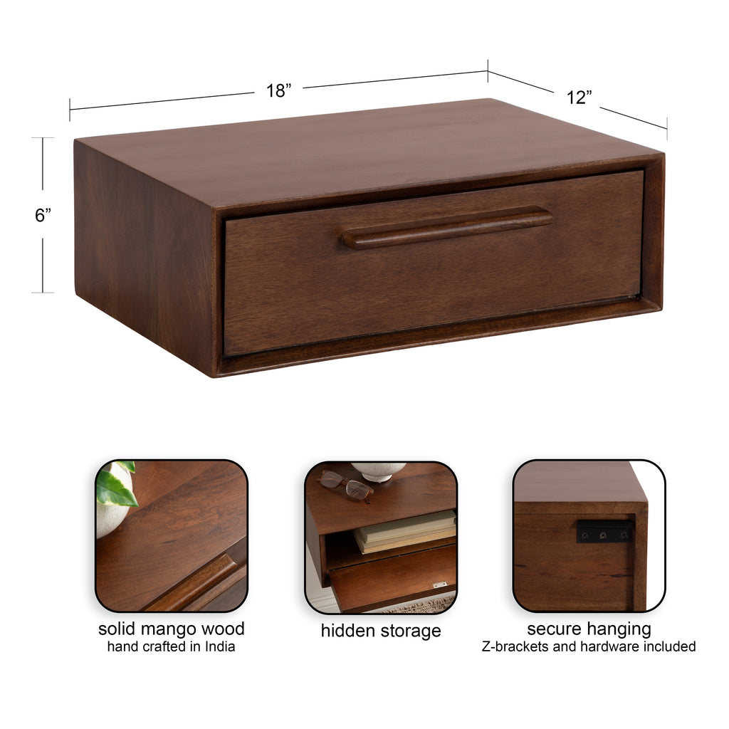 McCutcheon Wood Storage Shelf