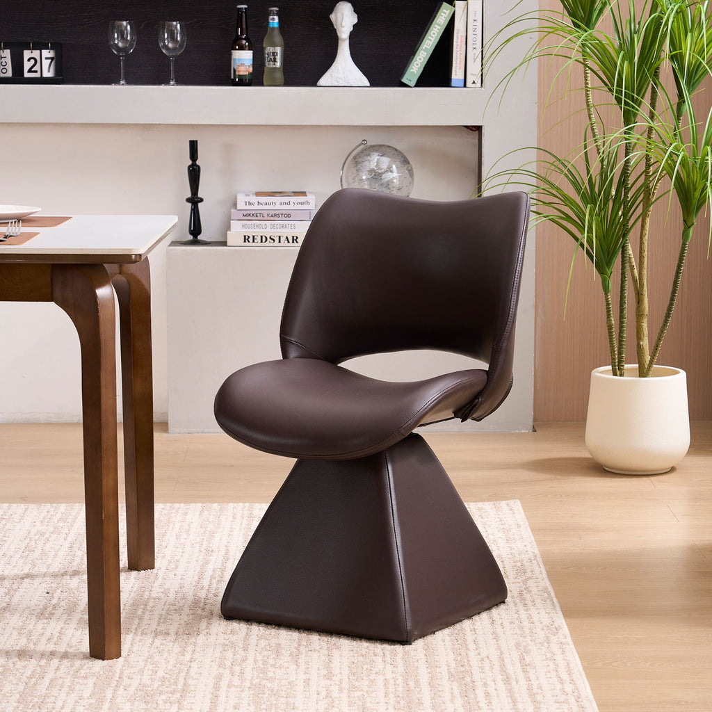High-Back Swivel Dining Chair