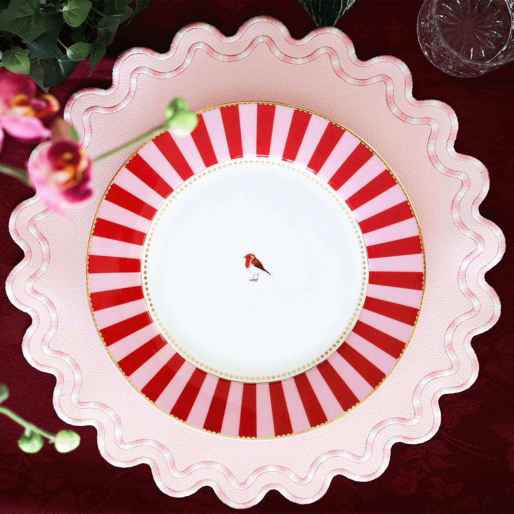 ELYSIAN PINK FAUX LEATHER PLACEMAT (Set Of 4)