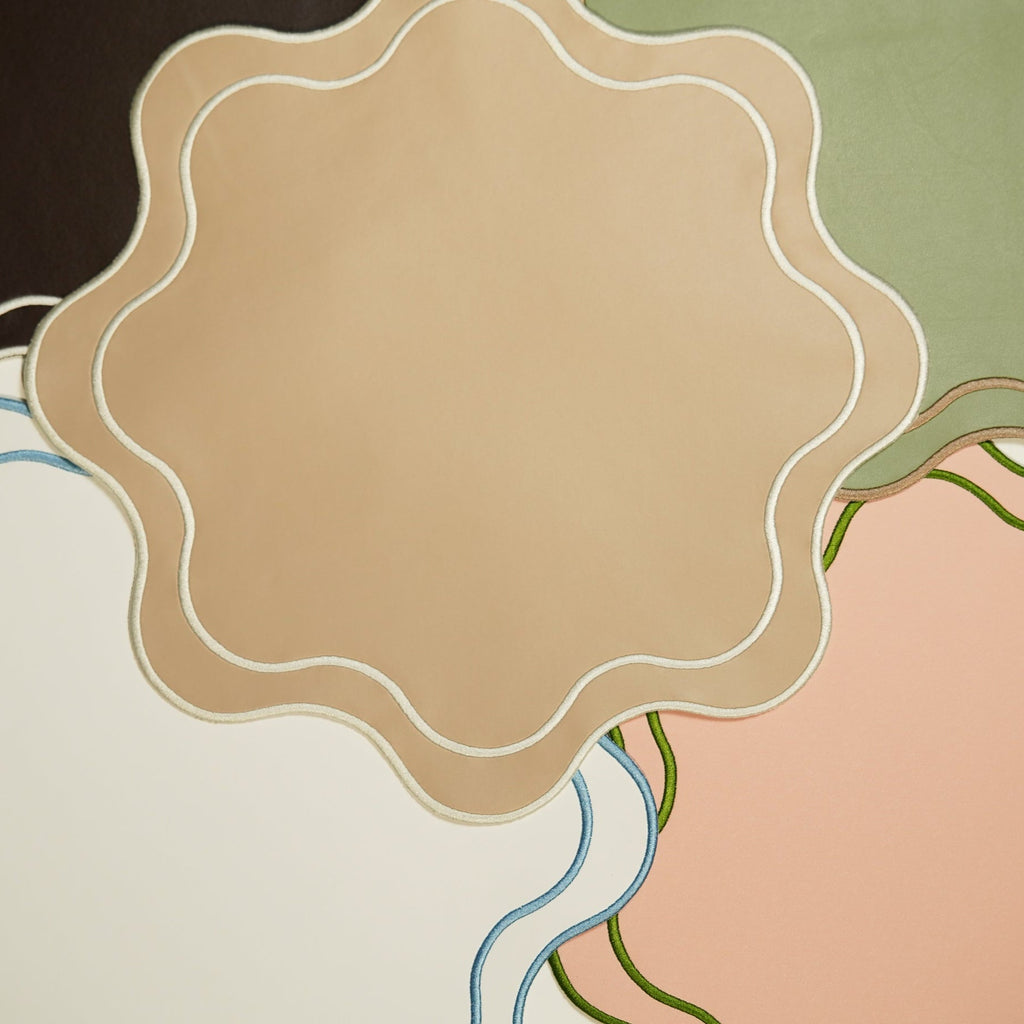 HAVEN BROWN FAUX LEATHER PLACEMAT (Set Of 4)