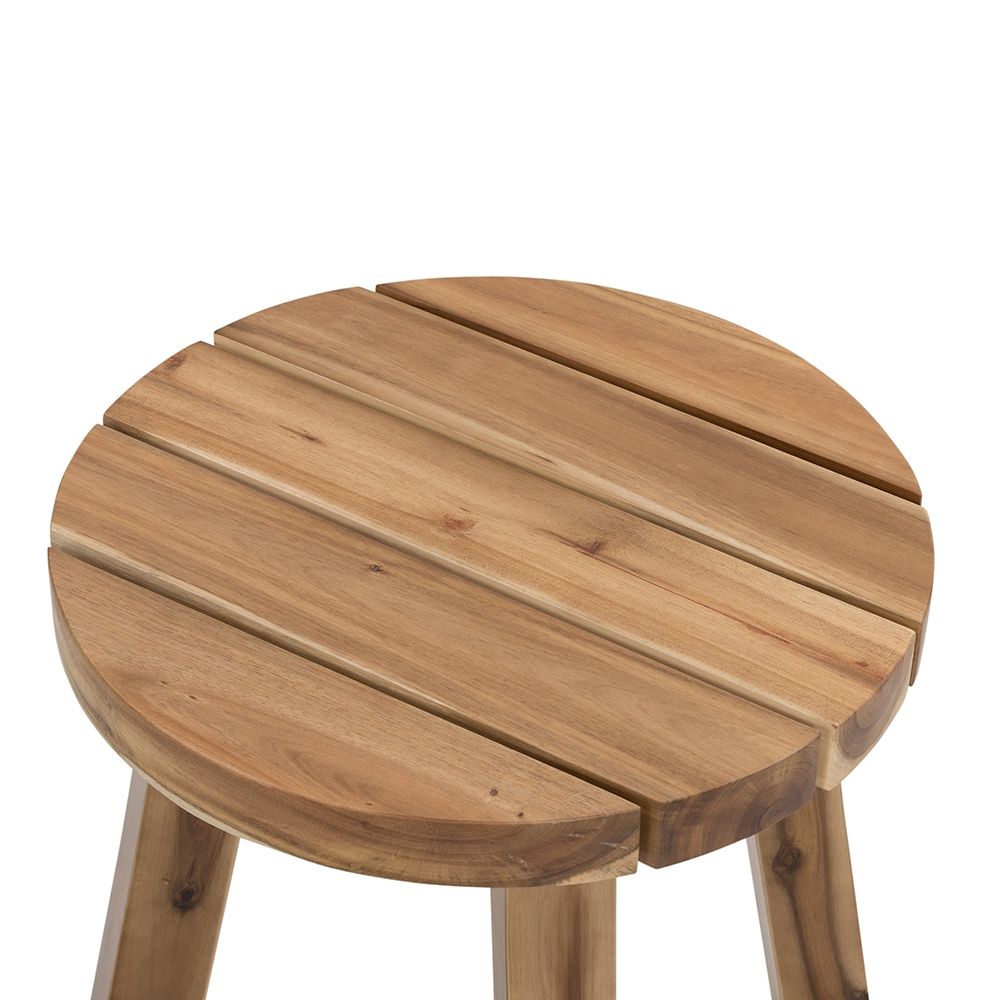 Round Solid Acacia Table