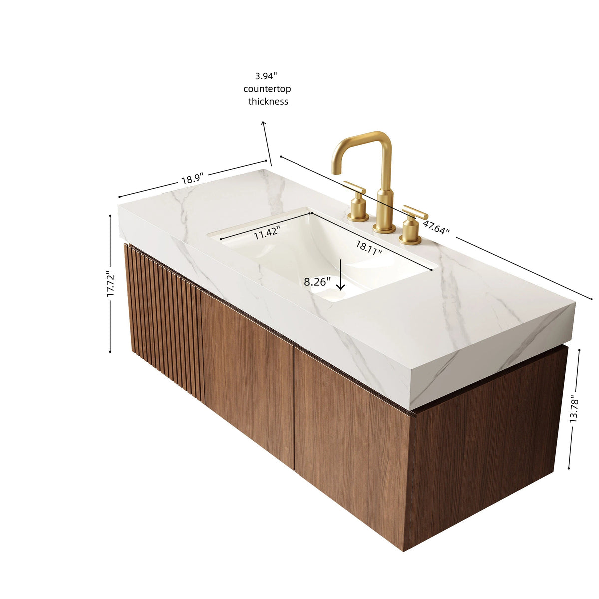 Muri 48-Inch Bathroom Vanity & Sink