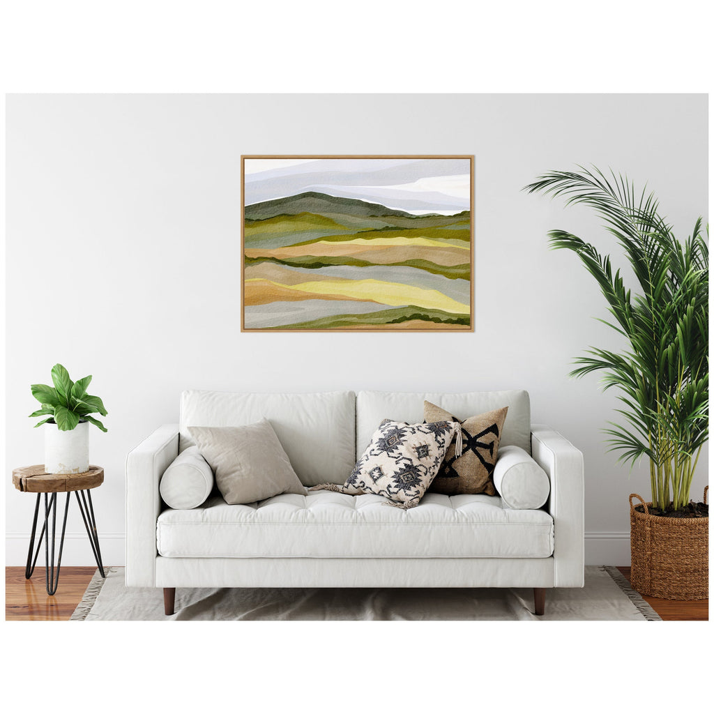 Sylvie Gentle Wilderness Framed Canvas by Nikita Jariwala