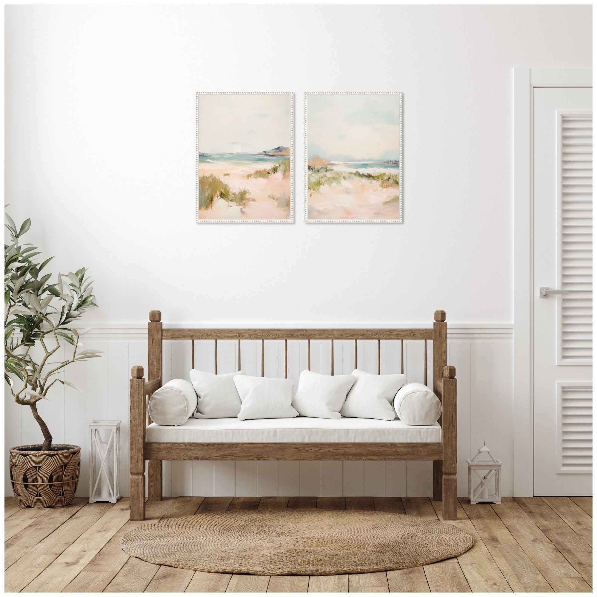 Tranquil Landscape 2 Piece Framed Canvas Wall Art Set by Amy Lighthall