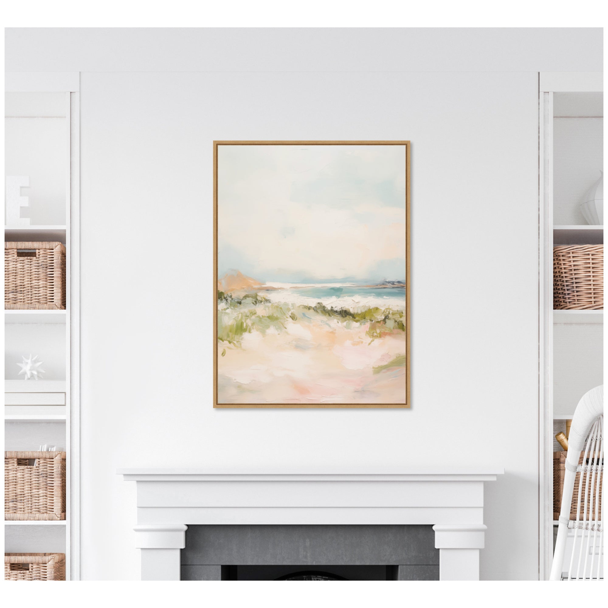 Tranquil Landscape III expansion by Amy Lighthall Framed Canvas Wall Art Print