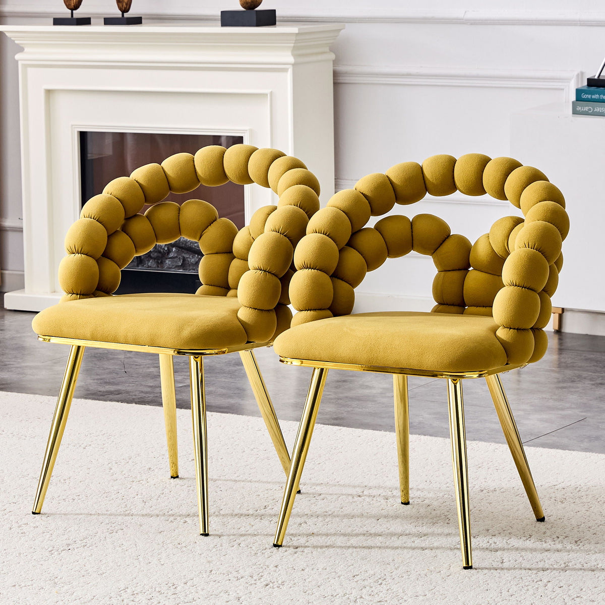 Puffy Bubble Dining Chairs — Set of 2