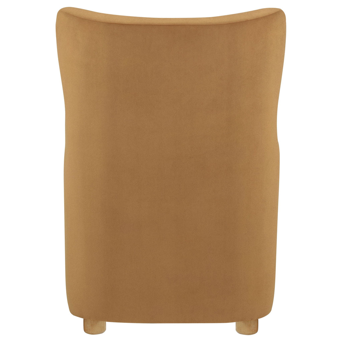 Thornton Sculptural Wingback Lounge Chair — Cognac