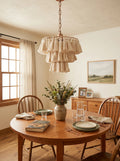 Fela Fabric Tassel Chandelier