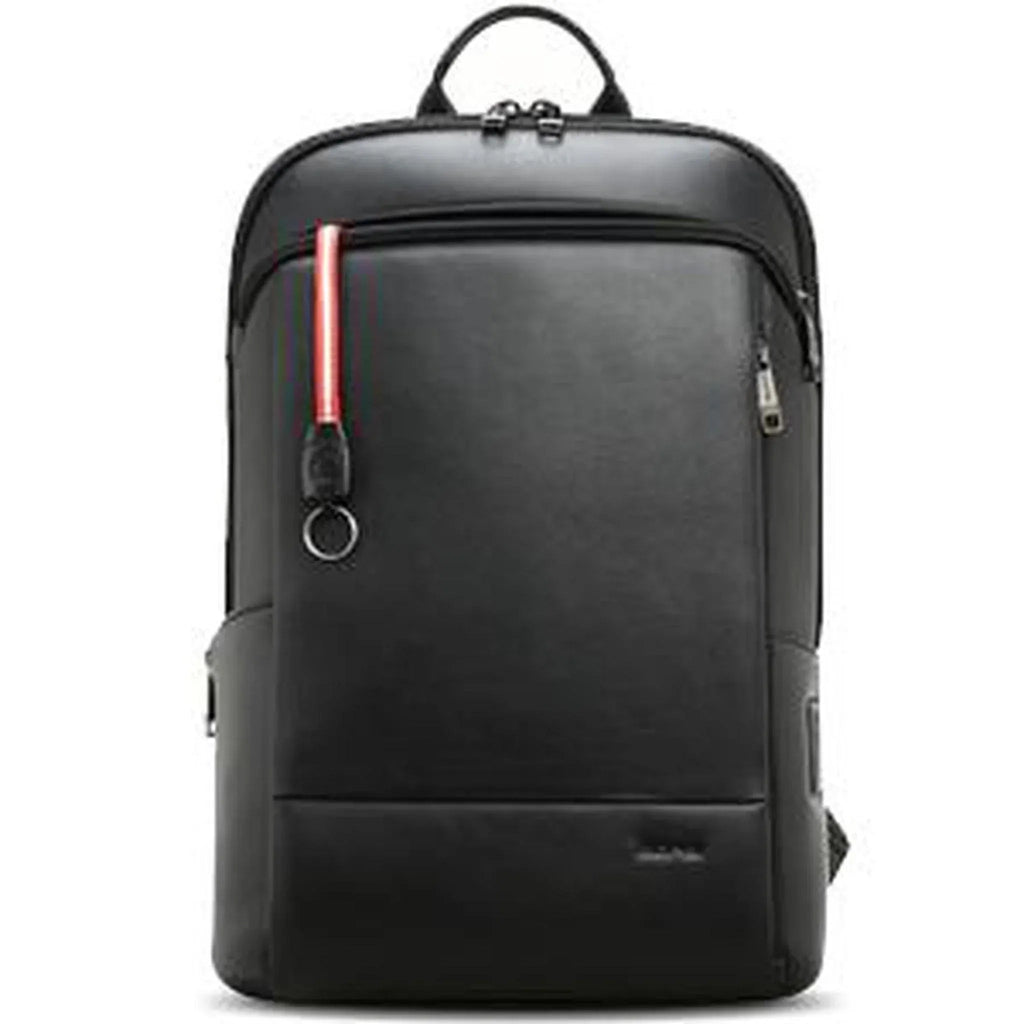 Men's Genuine Leather Backpack – Professional Laptop Carry