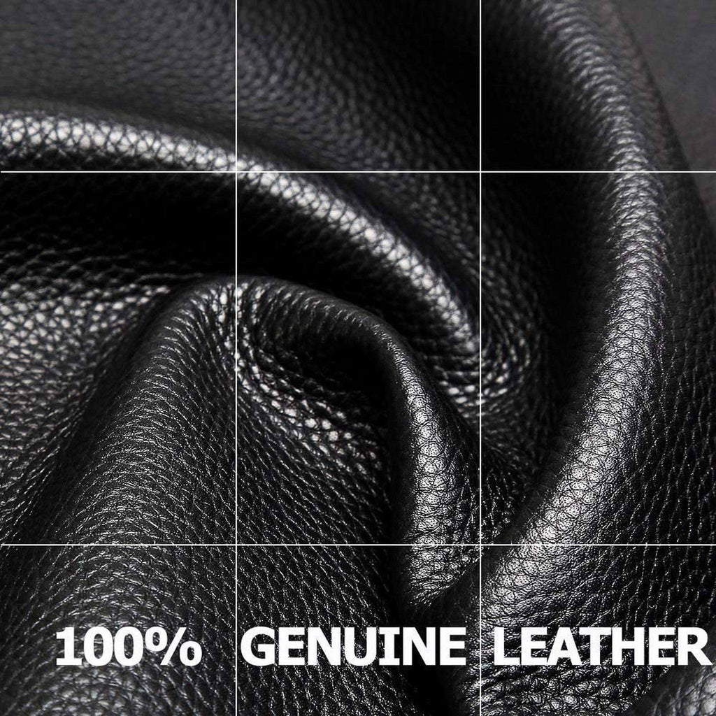 Men's Genuine Leather Backpack – Professional Laptop Carry