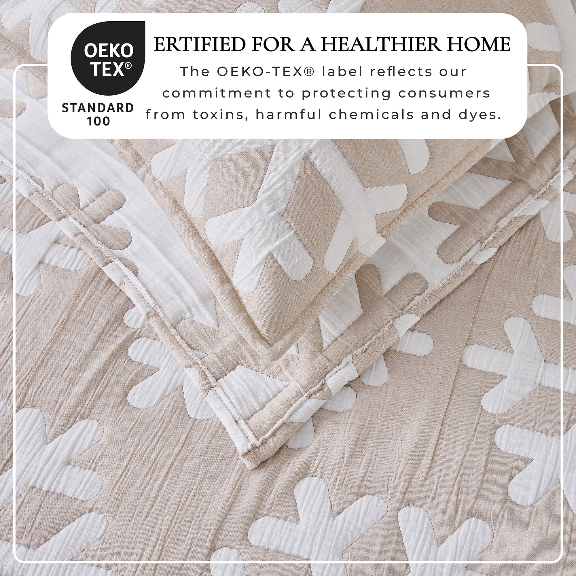 Matelassé Snowflake Quilt Set - Nino Collection