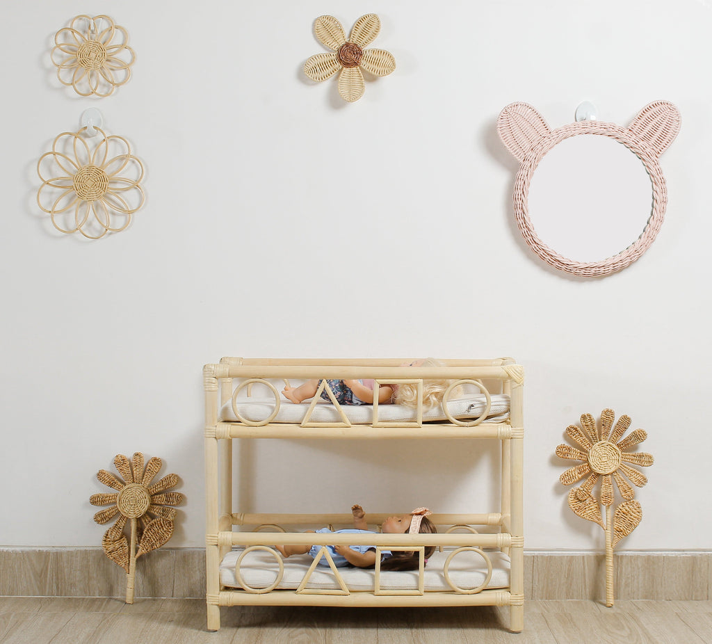 Solstice Rattan Doll Bunk Bed