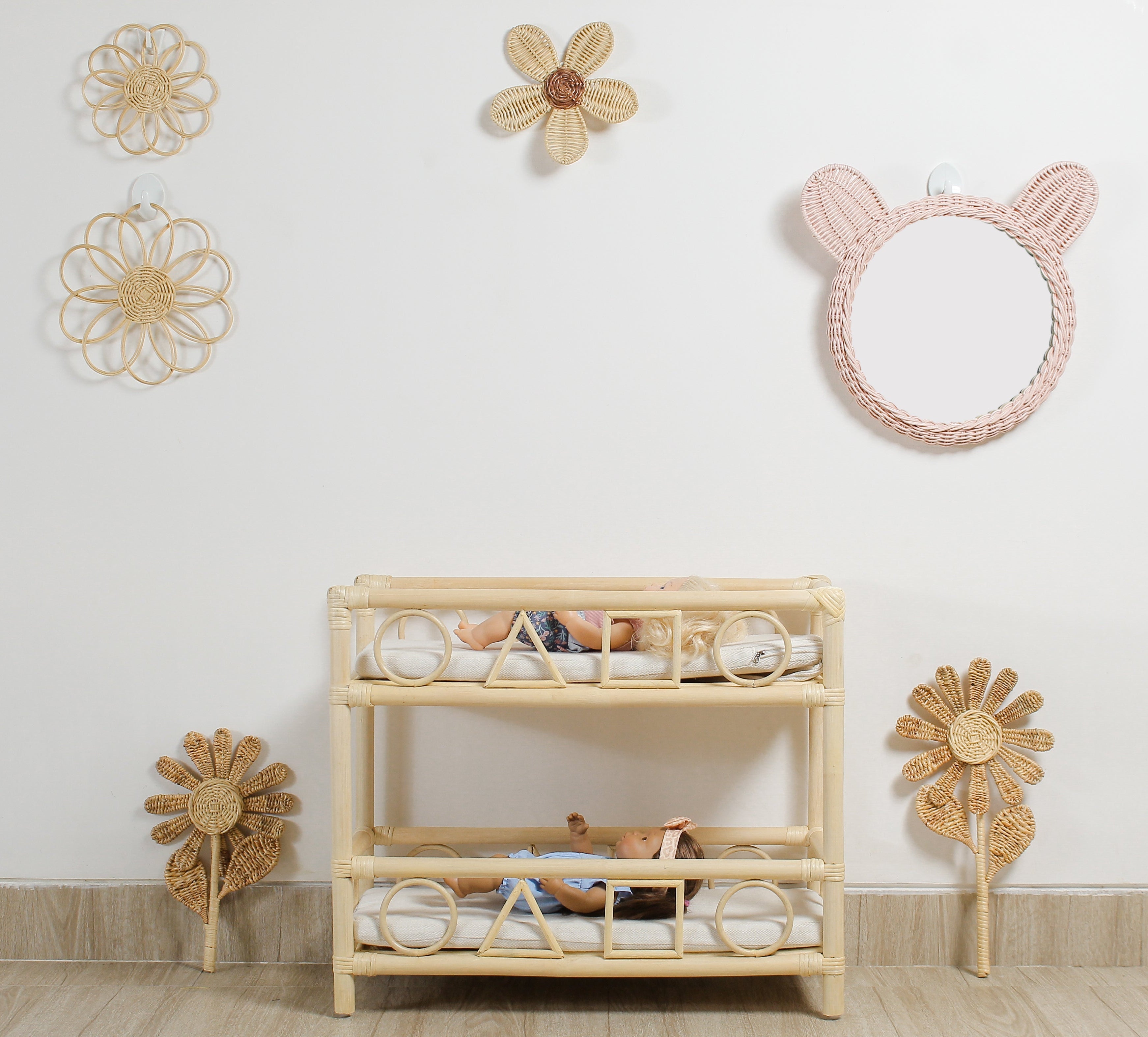 Solstice Rattan Doll Bunk Bed