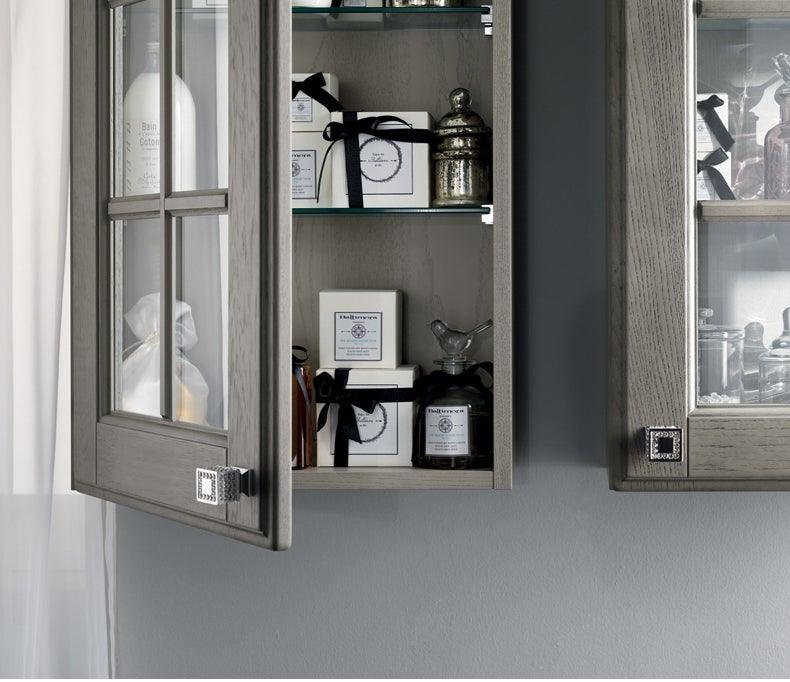 Crystal Glass Cabinet Knobs — Gold & Silver