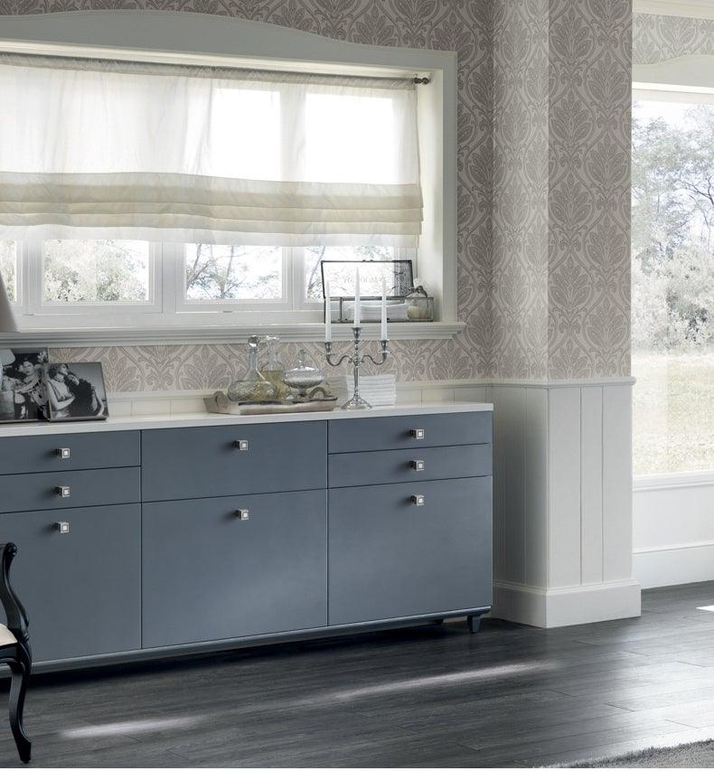 Crystal Glass Cabinet Knobs — Gold & Silver