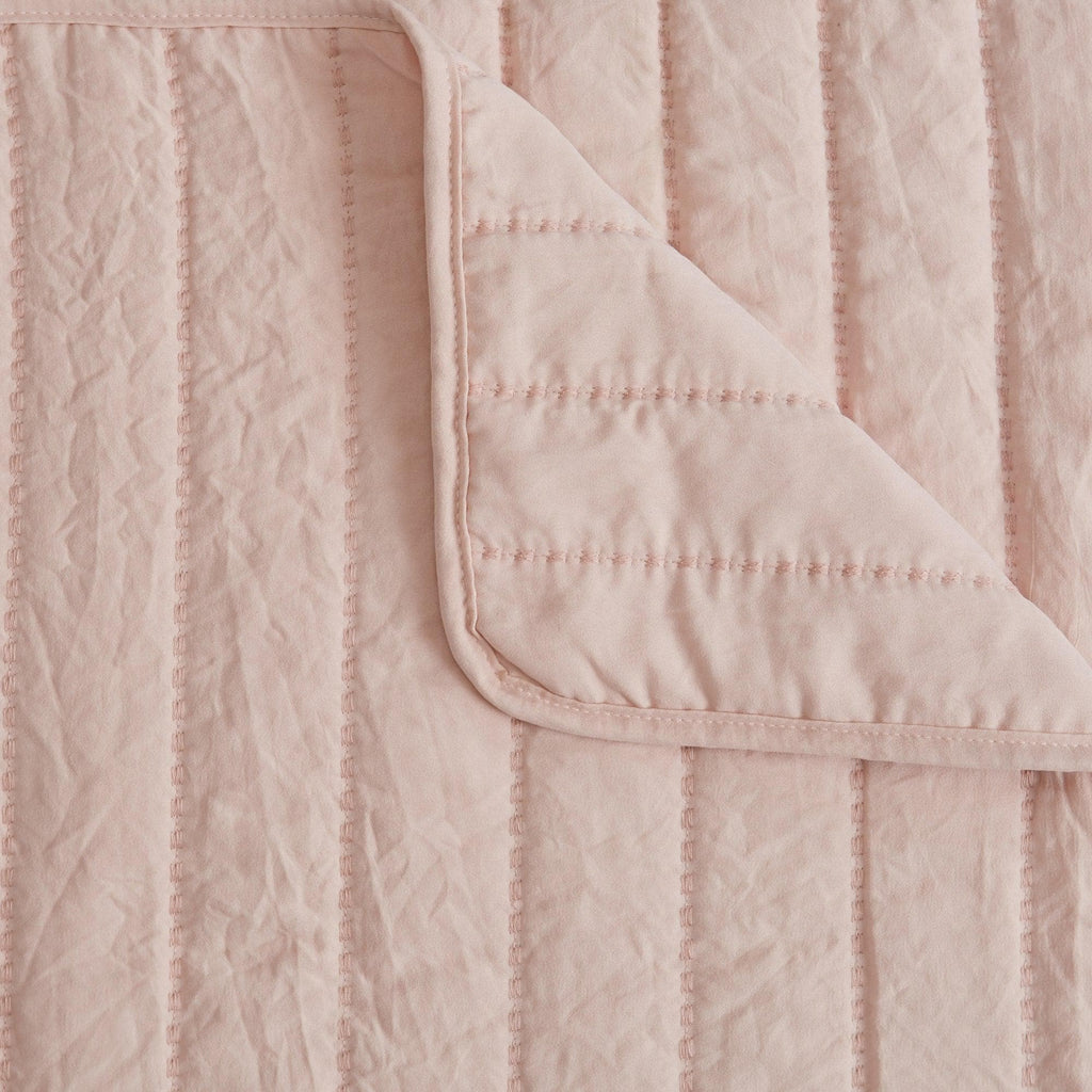 Solid Striped Quilt - Virginia Collection
