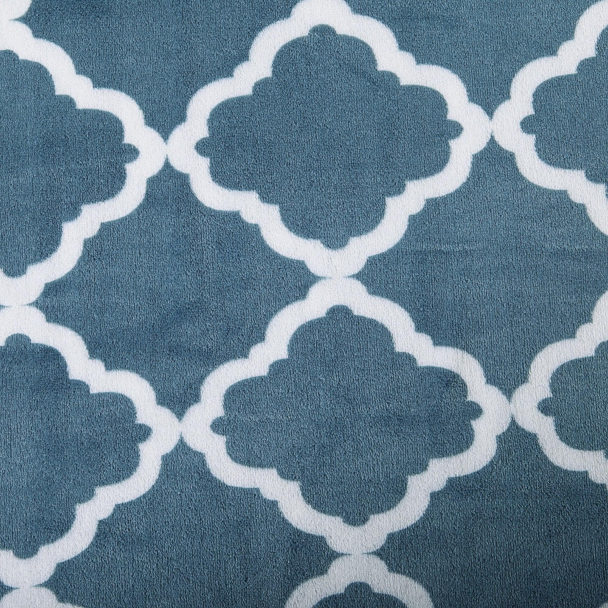 Printed Plush Sheet - Velvet Luxe Lattice Collection