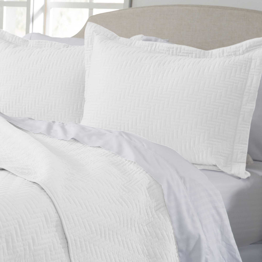 Herringbone Stitched Quilt - Louise Collection