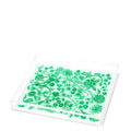 Green Toile Acrylic Tray