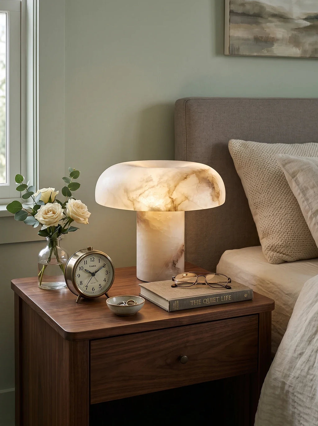 Modern Alabaster Habros Table Lamp