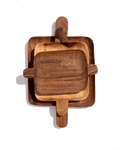 Walnut Double Handed Tray