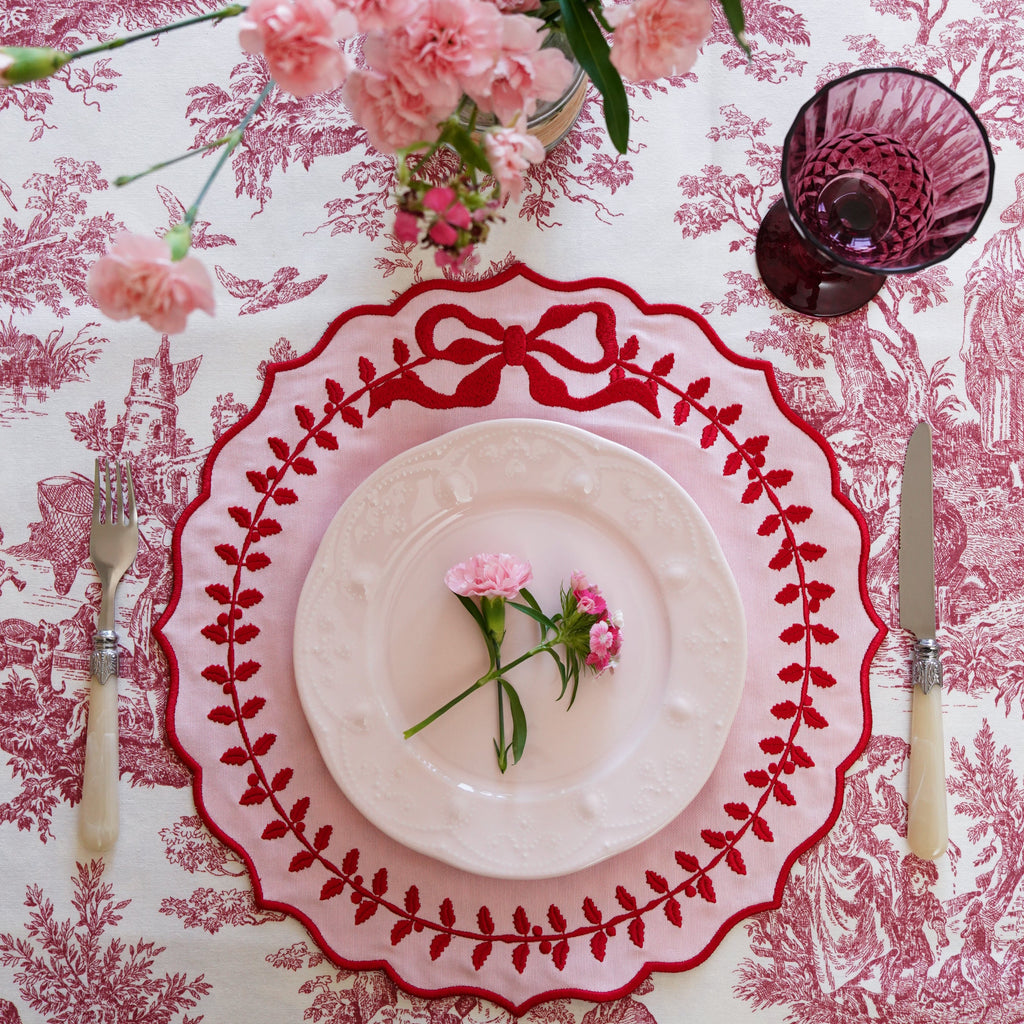 CHAMPAGNE PINK COTTON PLACEMAT (Set Of 4)
