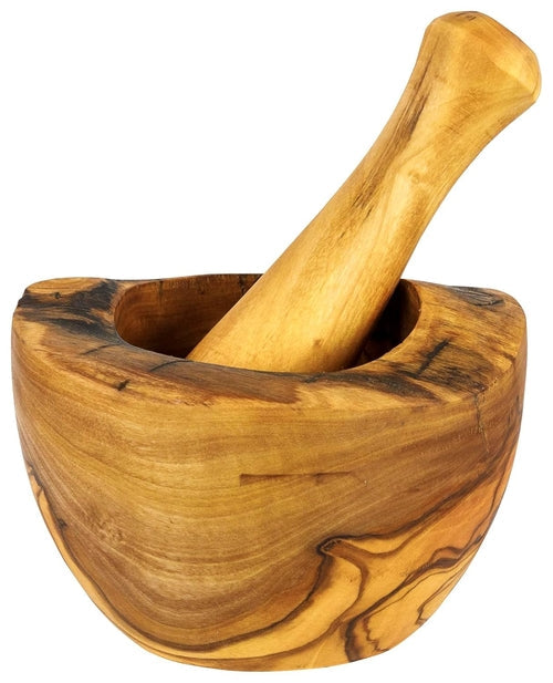 Olive Wood Mortar & Pestle