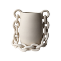 Harlowe Ceramic Chain Vessel