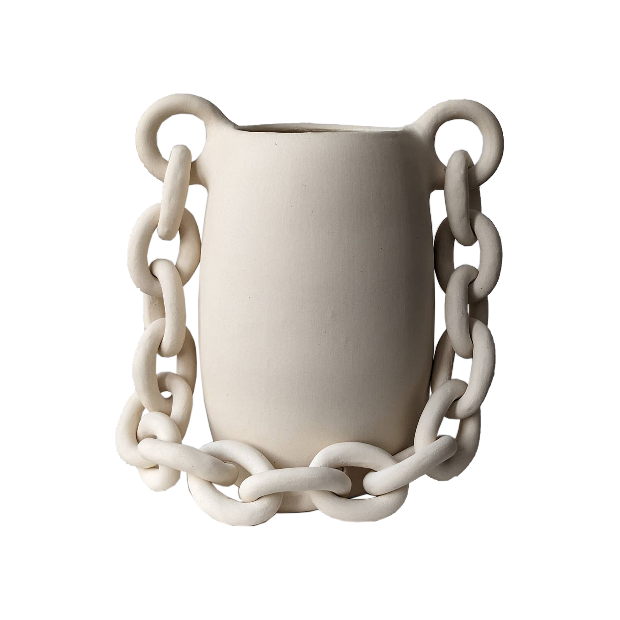 Harlowe Ceramic Chain Vessel