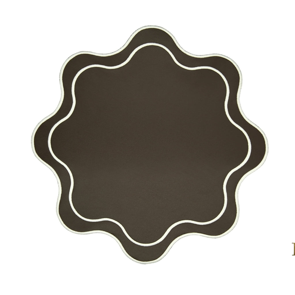 HAVEN BROWN FAUX LEATHER PLACEMAT (Set Of 4)