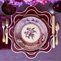 Haven Oxblood Wavy-Edge Placemats