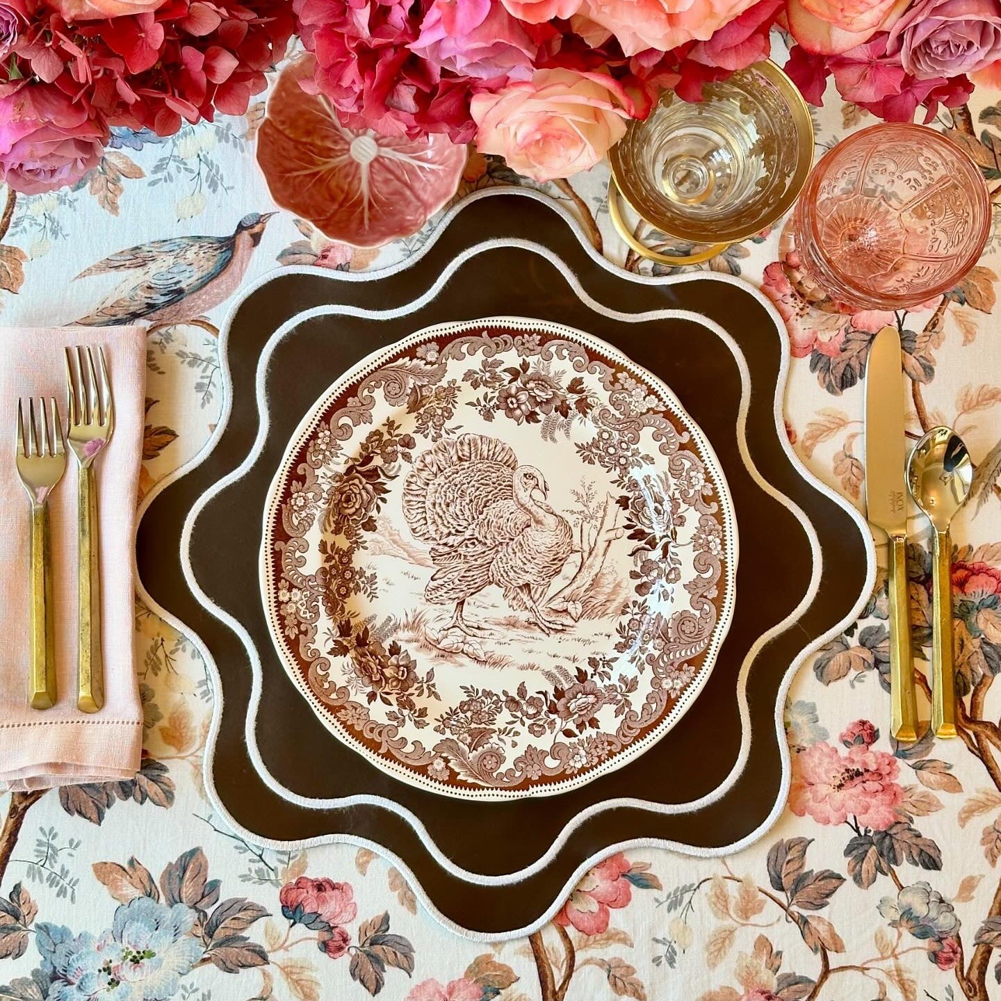 HAVEN BROWN FAUX LEATHER PLACEMAT (Set Of 4)