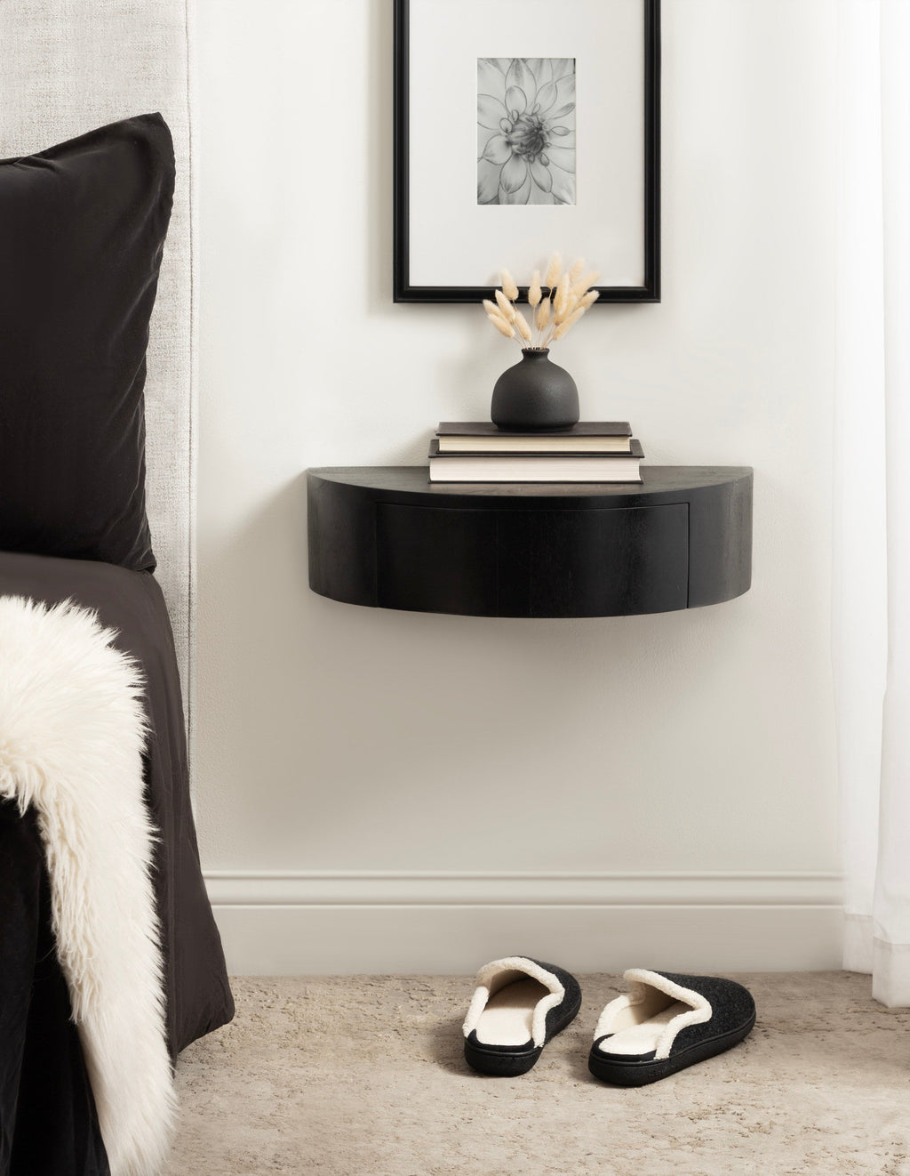 Reid Floating Wood Side Table