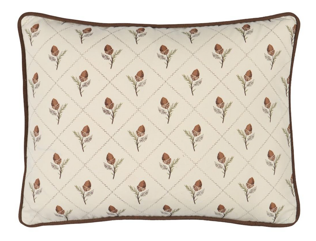 Holden Hand Pillow Cover in Cream, Schumacher Textiles