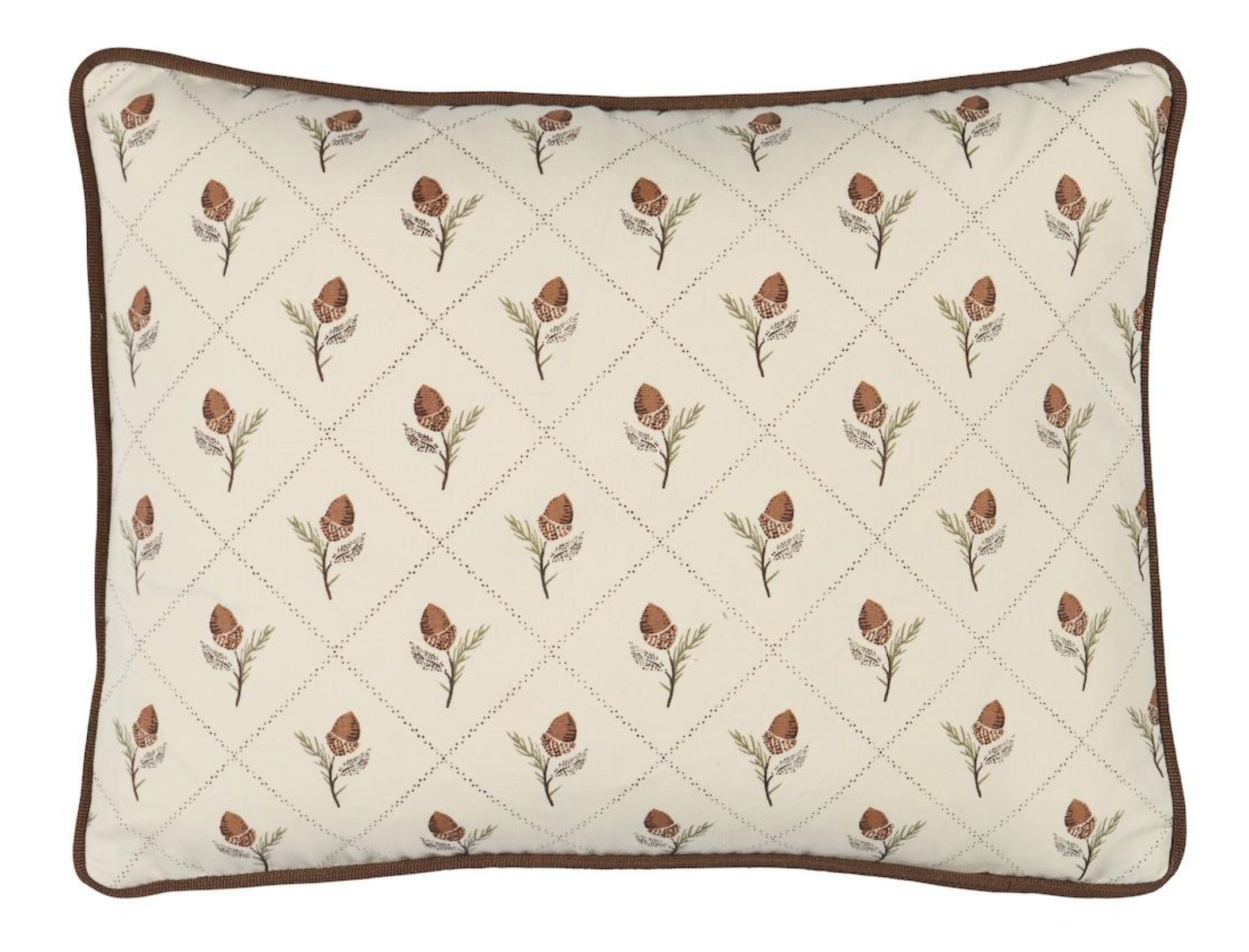 Holden Hand Pillow Cover in Cream, Schumacher Textiles