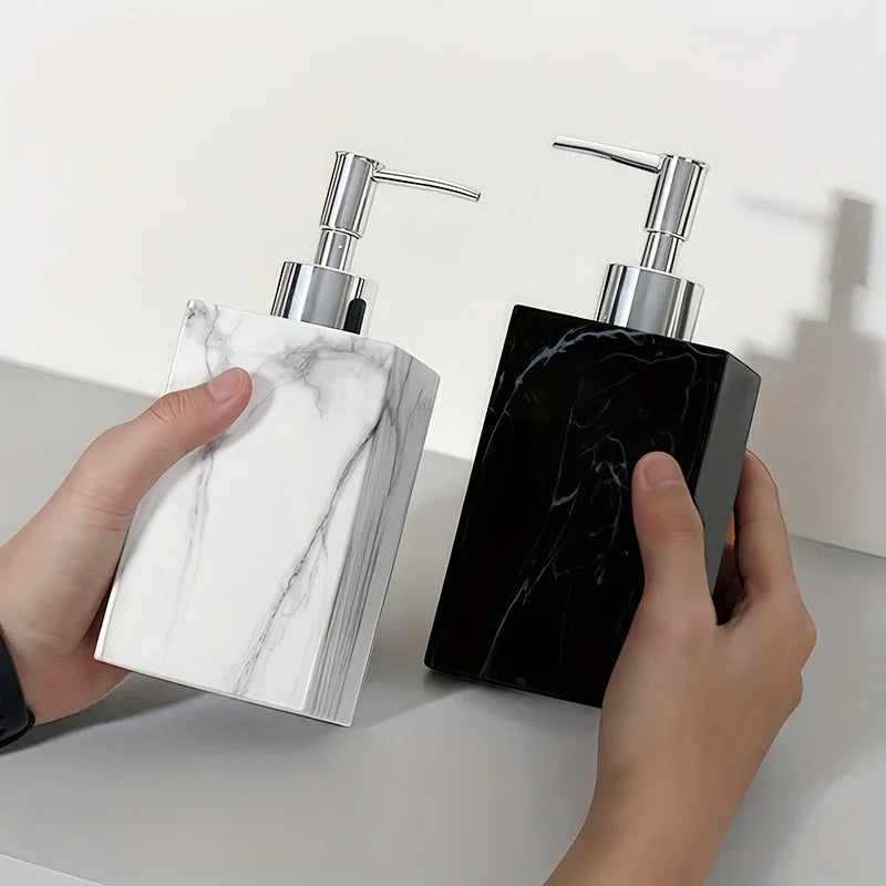 Hotel Bathroom Hand Sanitizer Refillable Bottle Simple and High-end Press Bottle Lotion Bottle Shampoo Shower Gel Empty Bottle