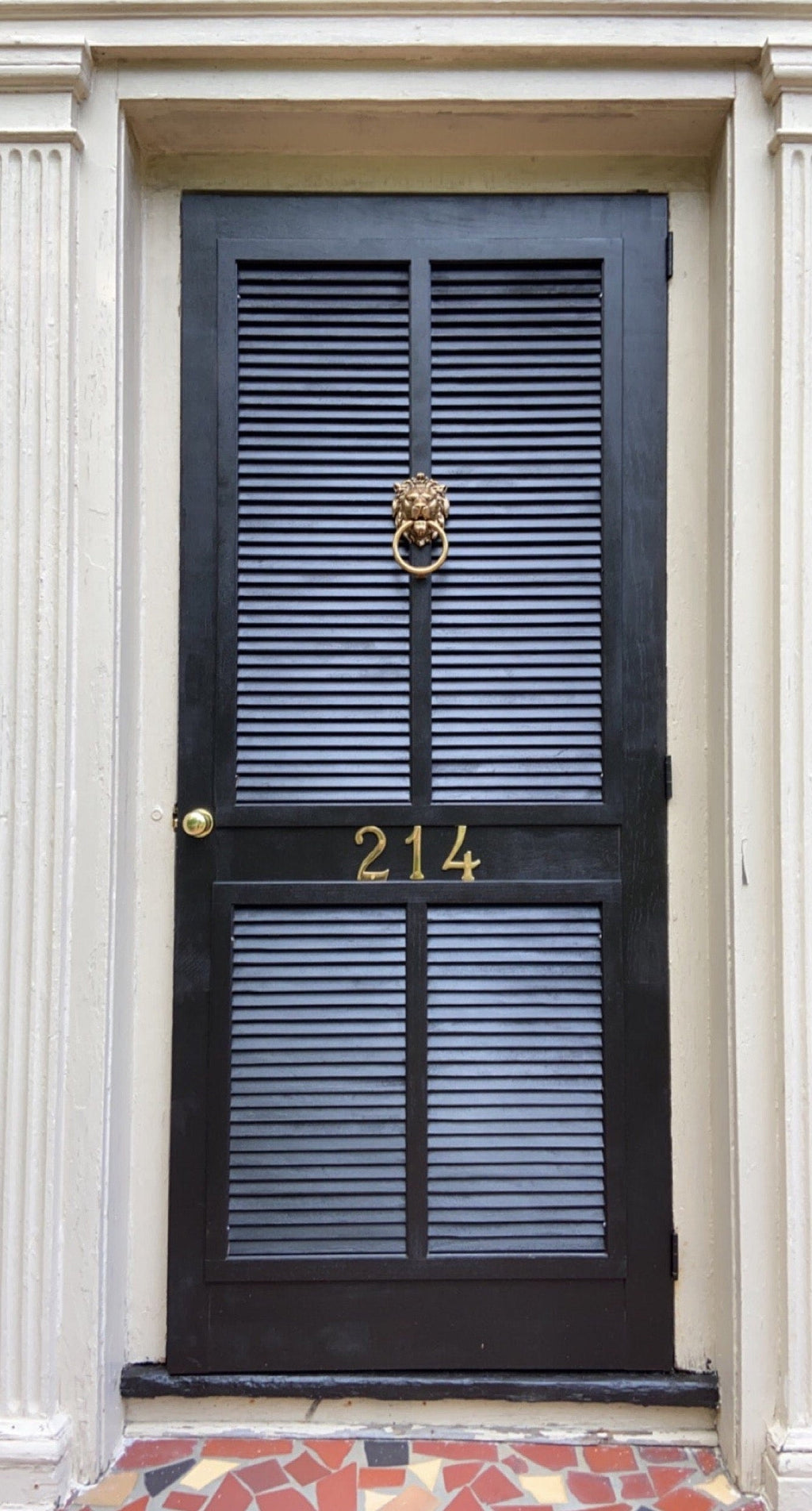 Brass Lionhead Door Knocker - Holiday Gift