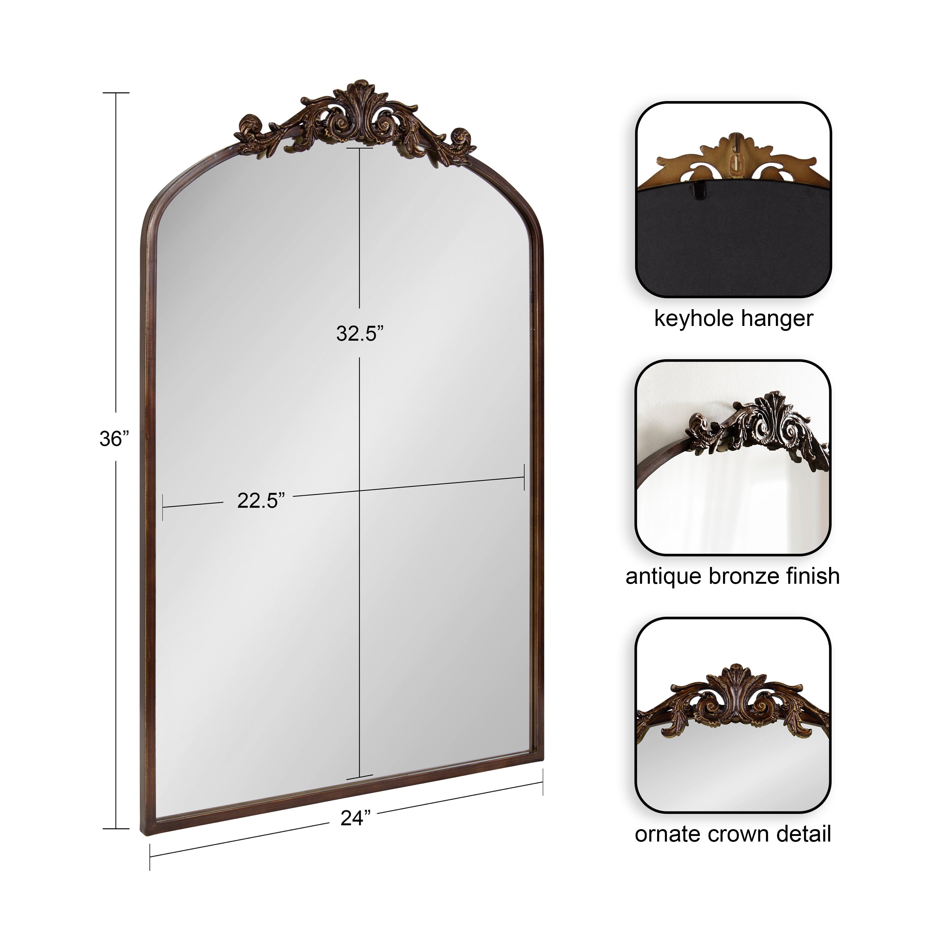 Arendahl Traditional Arch Mirror