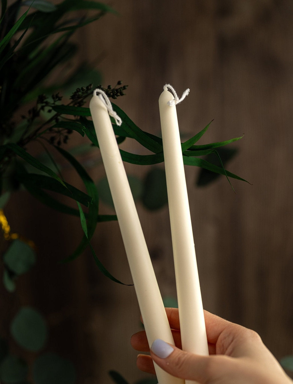 Hand-Poured Soy Taper Candle