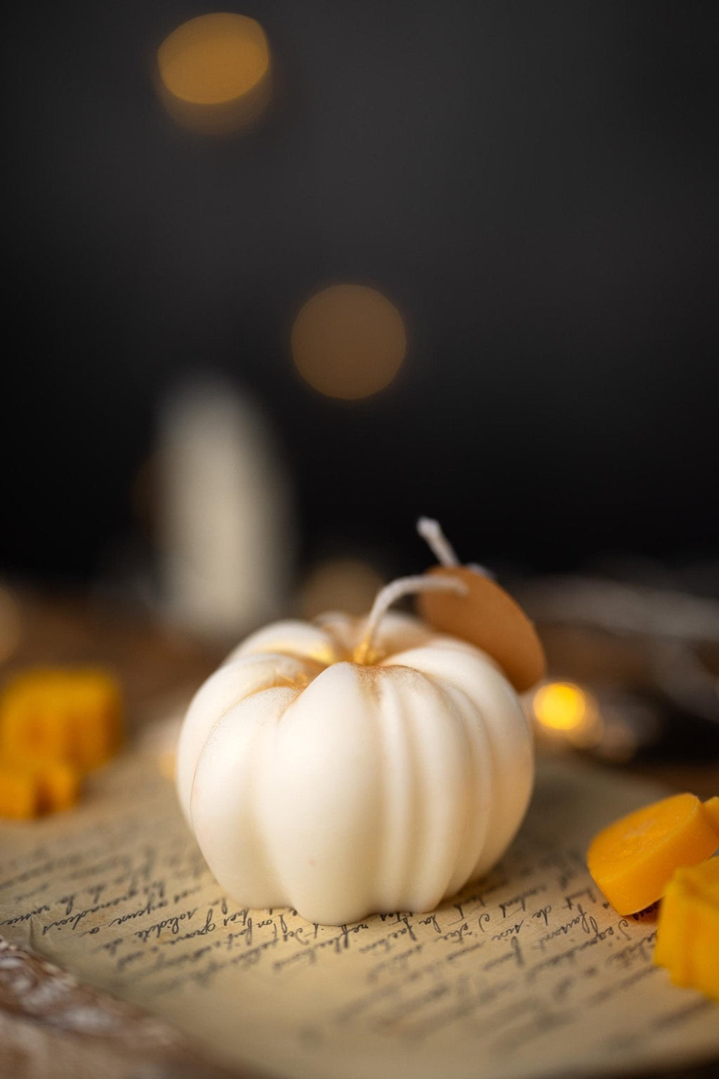 Pumpkin Soy Candle — Seasonal Scent Collection
